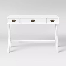 Load image into Gallery viewer, Campaign Wood Writing Desk with Drawers -  Threshold™ 1669CDR
