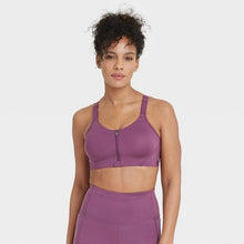Load image into Gallery viewer, Women's High Support Mesh Back Zip-Front Bra
