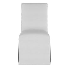 Load image into Gallery viewer, Slip Cover Dining Chair in Twill White #9638
