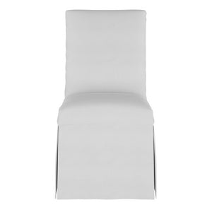 Slip Cover Dining Chair in Twill White #9638