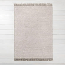 Load image into Gallery viewer, Bleached Jute Fringe Rug - Hearth &amp; Hand™ with Magnolia 4199RR
