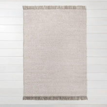 Load image into Gallery viewer, Bleached Jute Fringe Rug - Hearth &amp; Hand™ with Magnolia 4203RR
