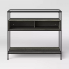 Load image into Gallery viewer, Fulham Glass Top Console Table with Wood Shelves - Project 62™ MRM1885
