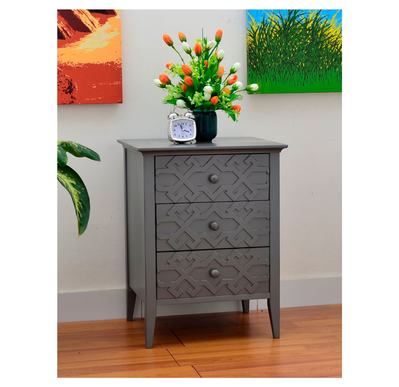 Fretwork Accent Table