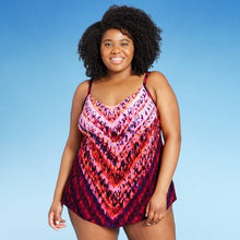 Load image into Gallery viewer, Women&#39;s Plus Size Cowl Neck Tankini Top
