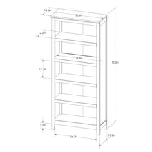 Load image into Gallery viewer, 72&quot; Carson 5 Shelf Bookcase - Threshold™ SB2160
