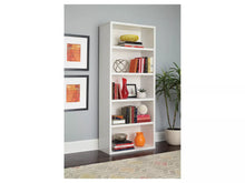 Load image into Gallery viewer, 72.77&quot; 5 Shelf Bookshelf White - ClosetMaid 4016RR
