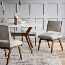 Load image into Gallery viewer, 33 x 20 x 23 Holmdel Mid-Century Dining Chair Beige
