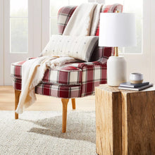 Load image into Gallery viewer, Indoor/Outdoor Faux Concrete Stump Accent Table Brown - Threshold™ designed with Studio McGee MRM1056
