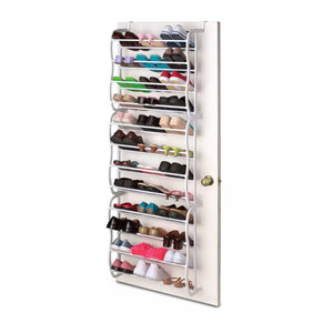 36 Pair Shoe Rack, White