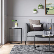 Load image into Gallery viewer, Glasgow Round Metal Coffee Table Black - Project 62™ MRM1016
