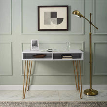 Load image into Gallery viewer, Athena Computer Desk with Storage - Novogratz 7738RR

