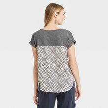 Load image into Gallery viewer, Women's Short Sleeve Woven T-Shirt
