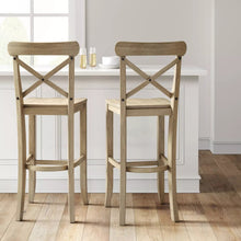 Load image into Gallery viewer, 30&quot; Litchfield X-Back Barstool - Threshold™ 1534CDR
