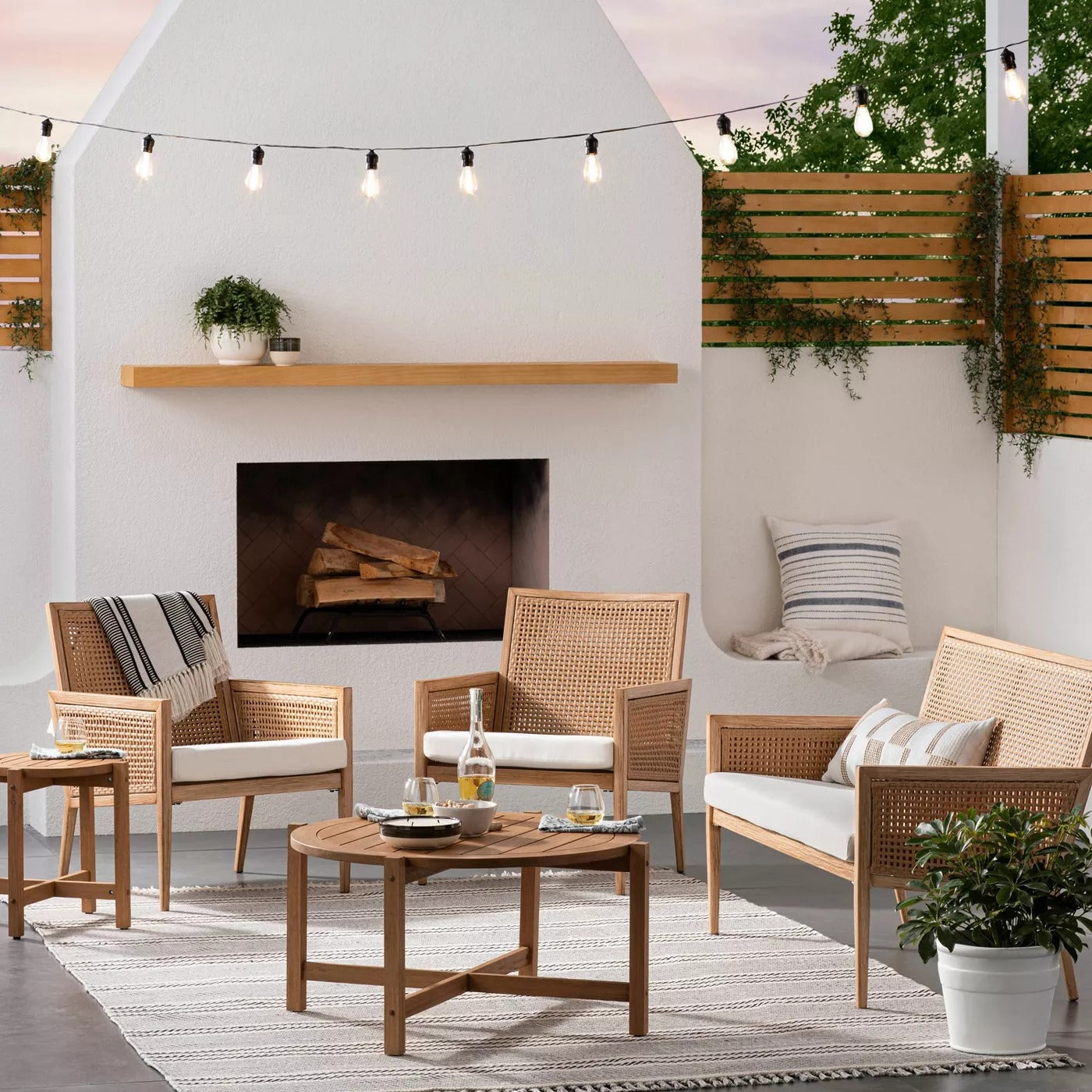 Threshold wicker patio furniture sale