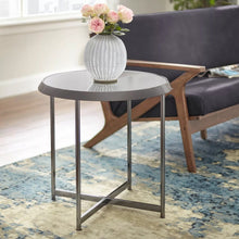 Load image into Gallery viewer, Carly End Table Black Nickel- Buylateral MRM998
