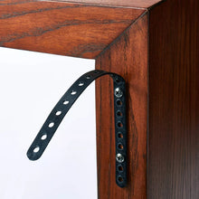 Load image into Gallery viewer, Fullerton Wood Console Table with Shelf Brown
