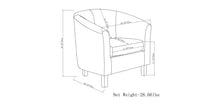 Load image into Gallery viewer, 30&quot; Parker Tub Chair - Wyndenhall 588AH
