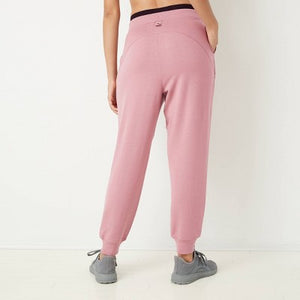 Women's Mid-Rise Cozy Jogger Pants with Drawstring