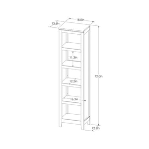 72 carson 2024 narrow bookcase