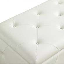 Load image into Gallery viewer, Crystal Tufted Storage Bench

