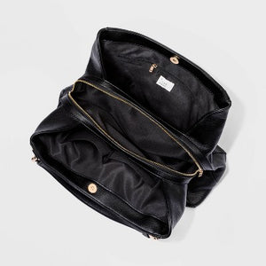 Zip Closure Shoulder Bag