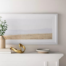 Load image into Gallery viewer, 24" x 48" Meadow Framed Matted Wall Art Yellow/White - Threshold™ designed with Studio McGee MRM1872

