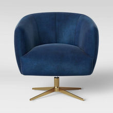 Load image into Gallery viewer, Morpho Swivel Velvet Armchair 1519CDR

