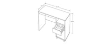 Load image into Gallery viewer, Storage Desk Espresso  7361
