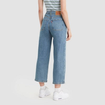 Women's Mile High Wide Leg Cropped Jeans