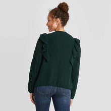 Load image into Gallery viewer, Women&#39;s Ruffle Cardigan
