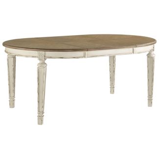 Realyn Oval Extendable Dining Table