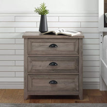 Load image into Gallery viewer, Fontella Transitional 3 Drawer Nightstand
