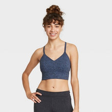 Load image into Gallery viewer, Women's Strappy Longline Brushed Jersey Bra
