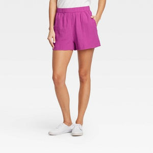 Women's High Rise Pull on Shorts