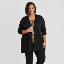 Load image into Gallery viewer, Women&#39;s Plus Size Open Neck Lightweight Cardigan
