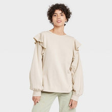 Load image into Gallery viewer, Women's Ruffle Sweatshirt
