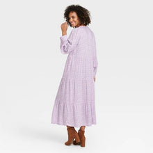 Load image into Gallery viewer, Women's Long Sleeve Tiered Dress
