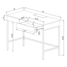 Load image into Gallery viewer, Loring Wood Writing Desk with Drawers - Project 62™ MRM820
