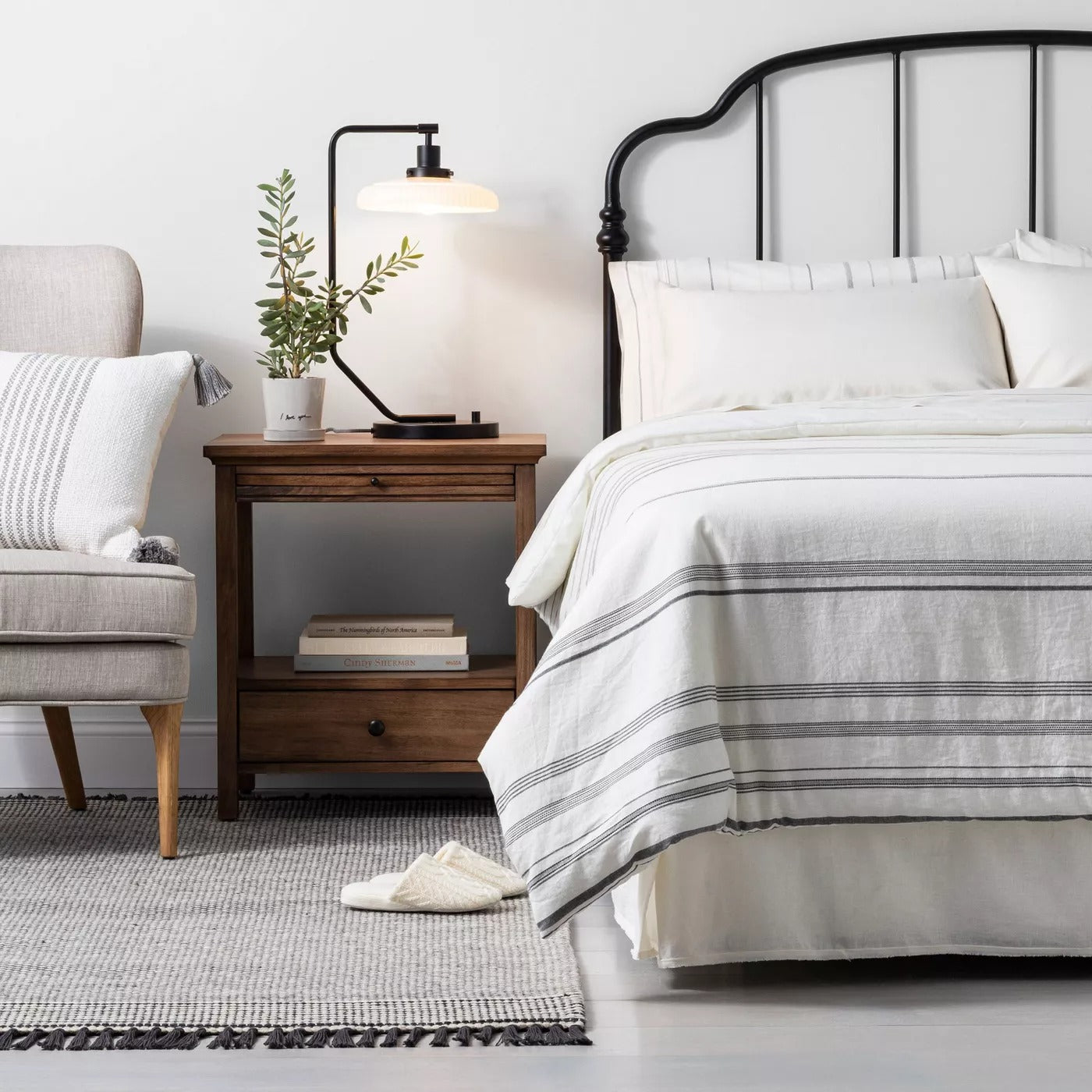 Textured Border Stripe Area Rug - Hearth & Hand™ with Magnolia 4204RR