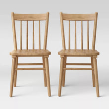 Load image into Gallery viewer, Set of 2 Hassell Wood Dining Chair - Threshold™ MRM1053
