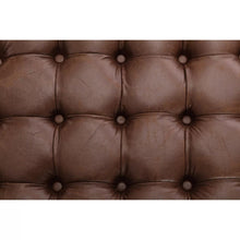 Load image into Gallery viewer, 28&quot; Square Button Tufted Metal Ottoman - WOVENBYRD 1774AH

