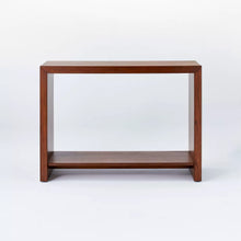 Load image into Gallery viewer, Fullerton Wood Console Table with Shelf Brown
