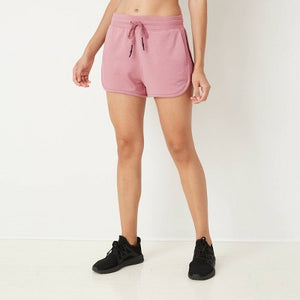 Women's Mid-Rise Cozy Shorts with Drawstring