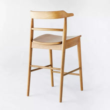Load image into Gallery viewer, Kaysville Curved Back Wood Counter Height Barstool
