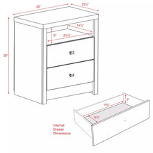 Load image into Gallery viewer, Series 9 Nightstand - Prepac MRM1889
