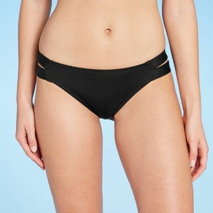 Women's Medium Coverage Double Tab Hipster Bikini Bottom