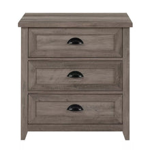Load image into Gallery viewer, Fontella Transitional 3 Drawer Nightstand
