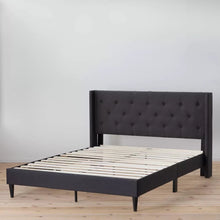 Load image into Gallery viewer, Isabella Upholstered Wingback Diamond Tufted Platform Bed

