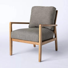 Load image into Gallery viewer, Dagget Mixed Material Accent Chair - Threshold™ designed with Studio McGee MRM1003
